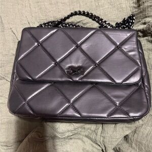 Chic Black Quilted Shoulder Bag